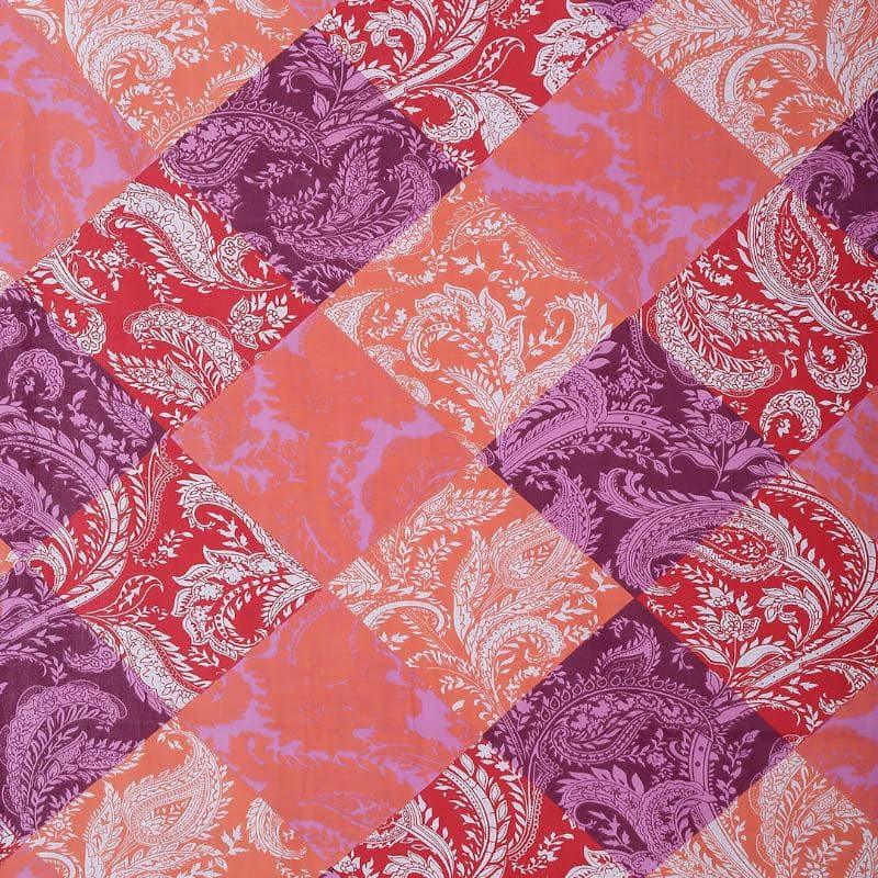 Bedsheets - Guntash Checkered Bedsheet - Pink