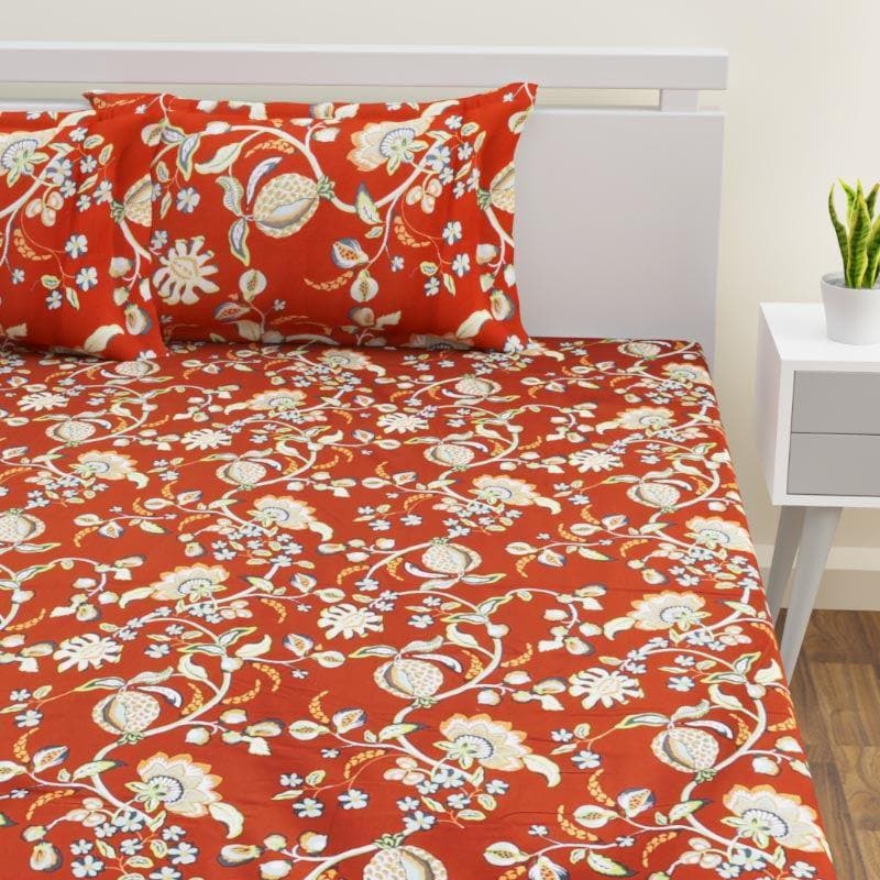 Buy Haidee Printed Bedsheet Bedsheets from Vaaree