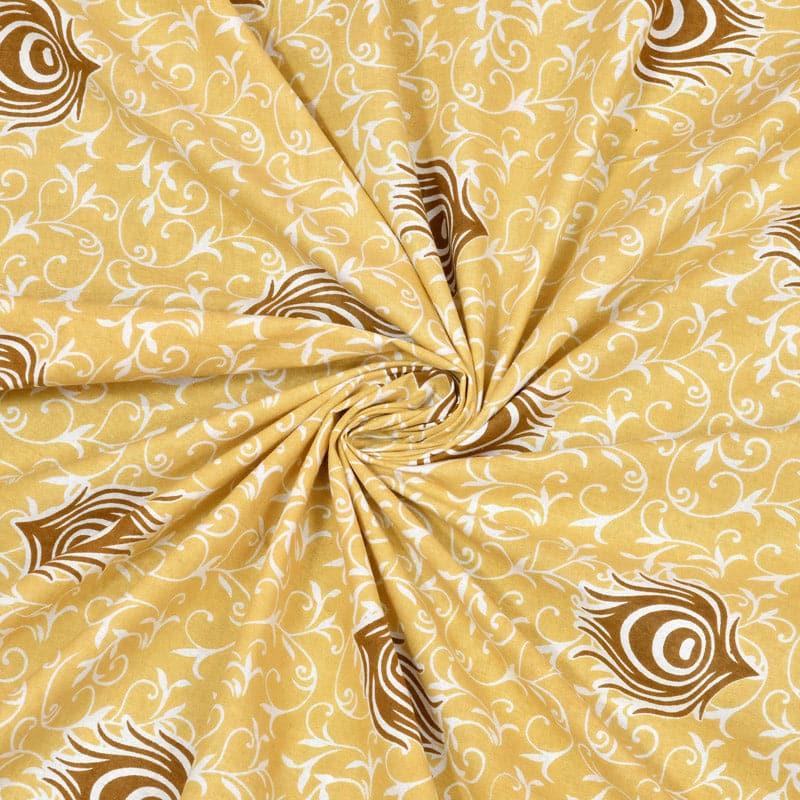 Buy Harriet Printed Bedsheet - Yellow Bedsheets from Vaaree