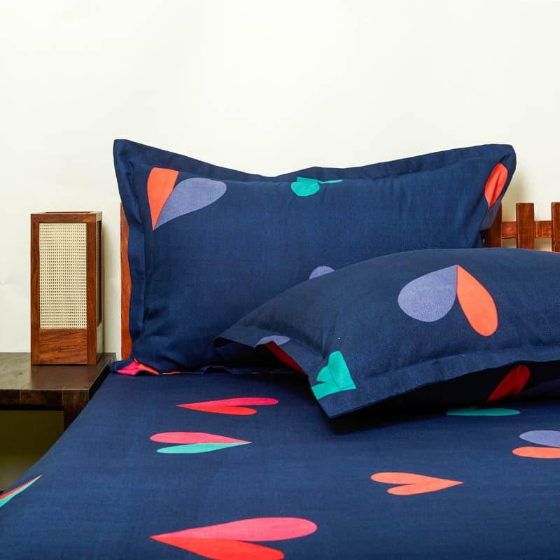 Buy Hearty Hue Bedsheet Bedsheets from Vaaree