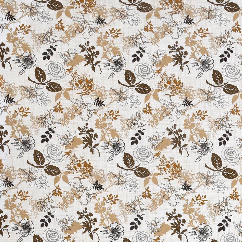 Buy Heelo Floral Bedsheet - Brown Bedsheets from Vaaree