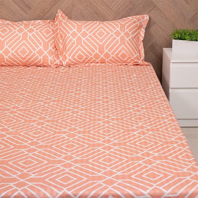 Buy Helga Hume Bedsheet - Rust Bedsheets from Vaaree