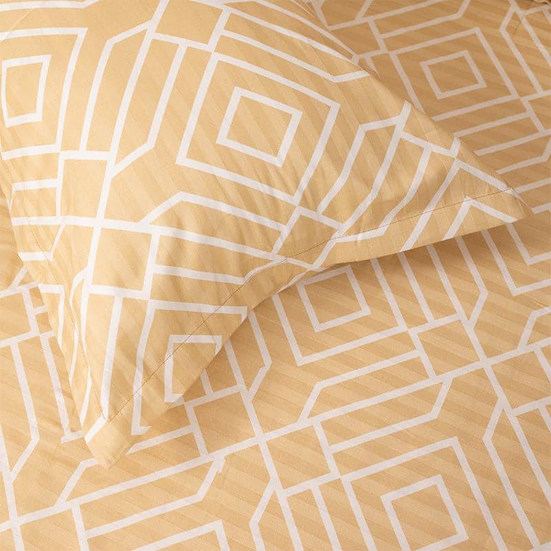 Buy Helga Hume Bedsheet - Yellow Bedsheets from Vaaree