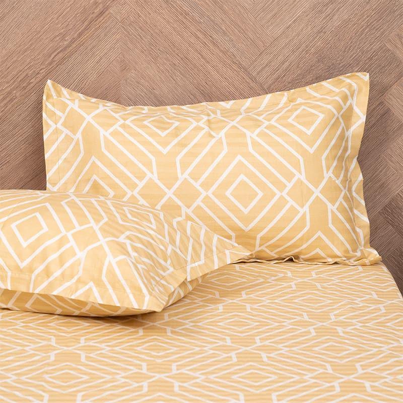 Buy Helga Hume Bedsheet - Yellow Bedsheets from Vaaree