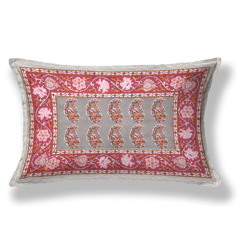 Buy Heska Ethnic Floral Bedsheet - Blush Bedsheets from Vaaree