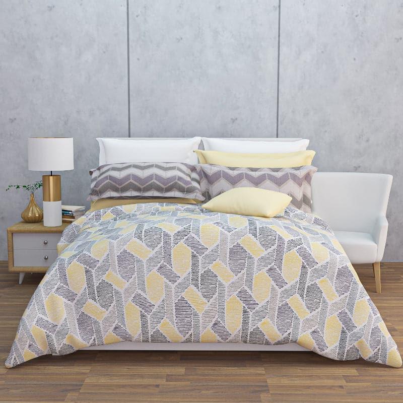 Buy Hexa-Way Geometric Bedsheet Bedsheets from Vaaree