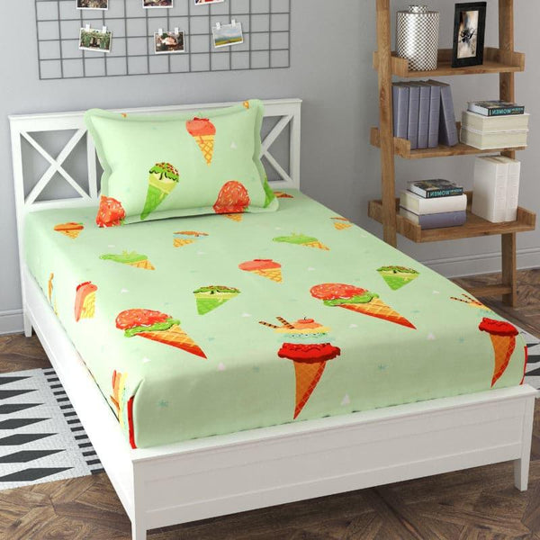 Bedsheets - Ice Cream Fiesta Bedsheet