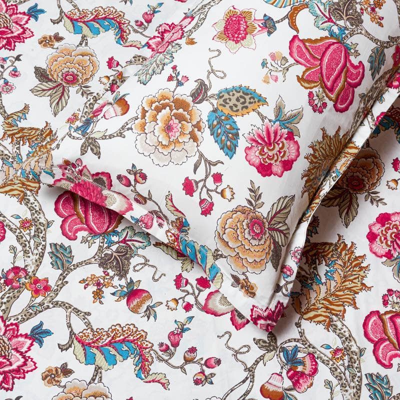 Buy Indah Floral Bedsheet - Pink Bedsheets from Vaaree