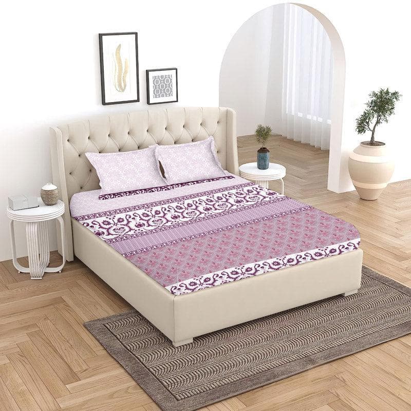 Buy Iris Printed Bedsheet - Pink Bedsheets from Vaaree