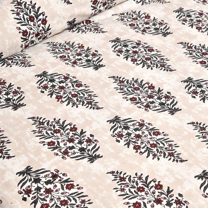Buy Bedsheets - Ishanva Floral Bedsheet - Red at Vaaree online