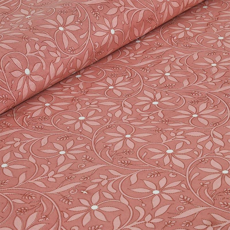 Bedsheets - Ivsara Floral Bedsheet - Red