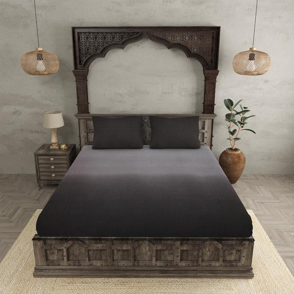 Bedsheets - Jollie Ombre Bedsheet - Dark Grey