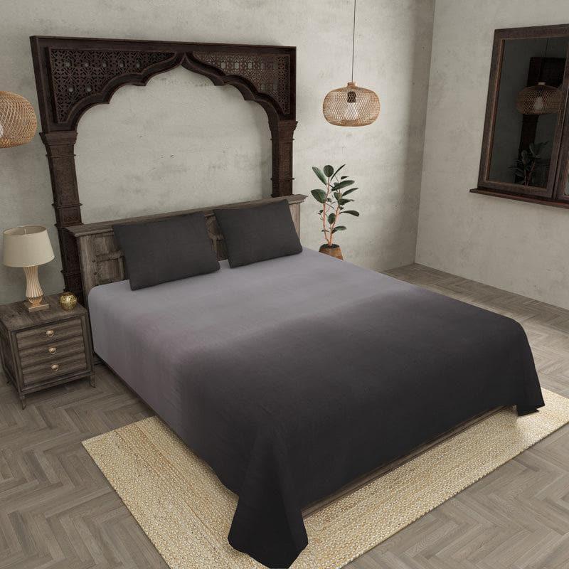 Bedsheets - Jollie Ombre Bedsheet - Dark Grey