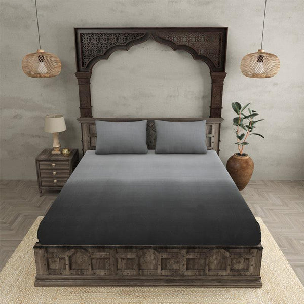 Buy Bedsheets - Jollie Ombre Bedsheet - Light Grey at Vaaree online