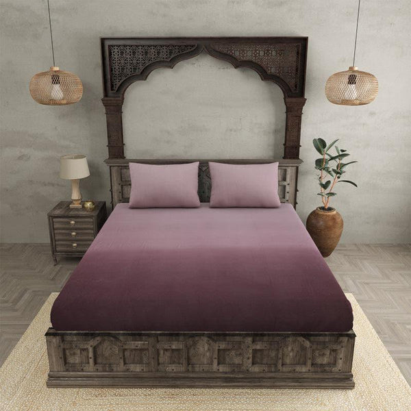 Bedsheets - Jollie Ombre Bedsheet - Purple