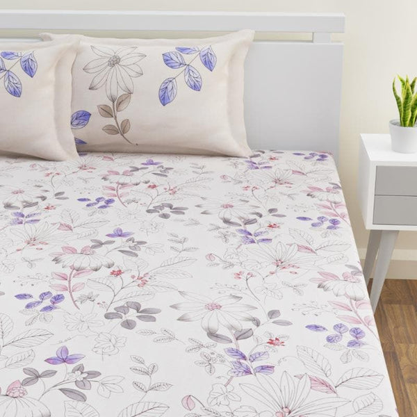 Buy Bedsheets - Kaavya Printed Bedsheet - Pink at Vaaree online