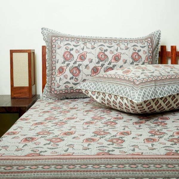 Buy Kamini Printed Bedsheet - Brown Bedsheets from Vaaree