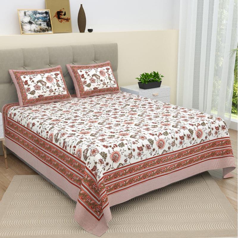 Buy Kanhara Floral Bedsheet Bedsheets from Vaaree