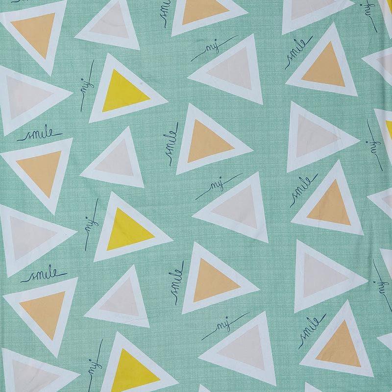 Buy Kani Geometric Bedsheet - Teal Bedsheets from Vaaree