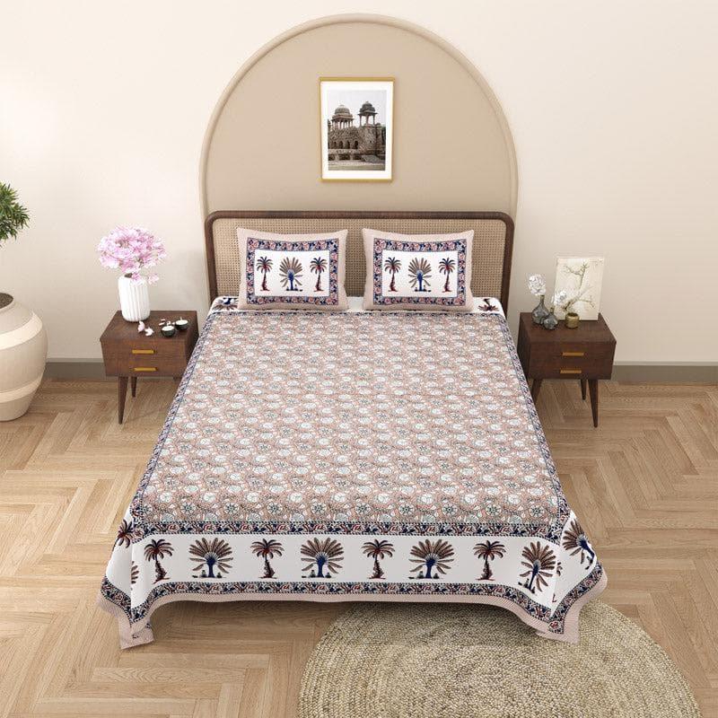 Buy Kanishka Printed Bedsheet - Brown Bedsheets from Vaaree