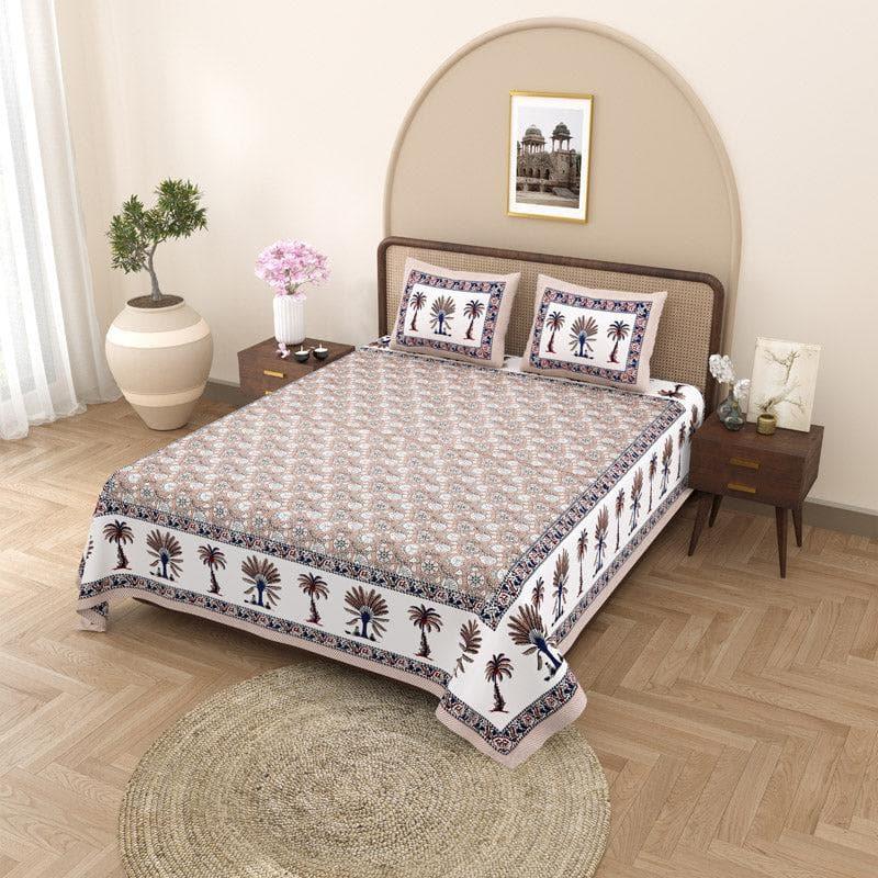 Buy Kanishka Printed Bedsheet - Brown Bedsheets from Vaaree