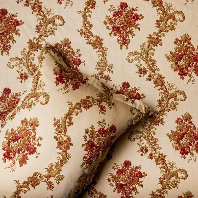 Buy Kaureena Printed Bedsheet - Beige & Brown Bedsheets from Vaaree