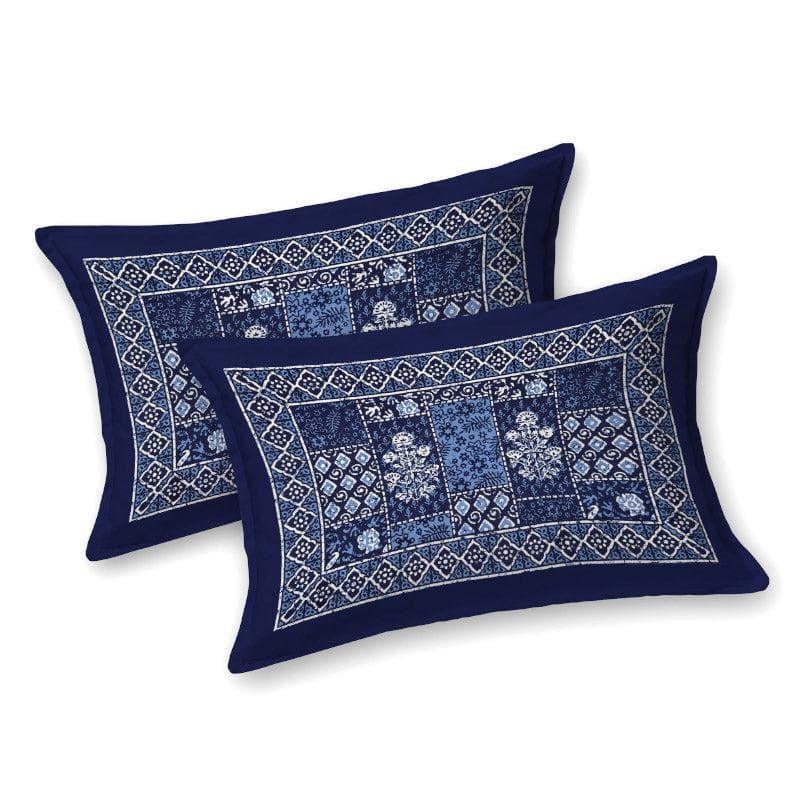 Buy Kavyaa Printed Bedsheet - Blue Bedsheets from Vaaree