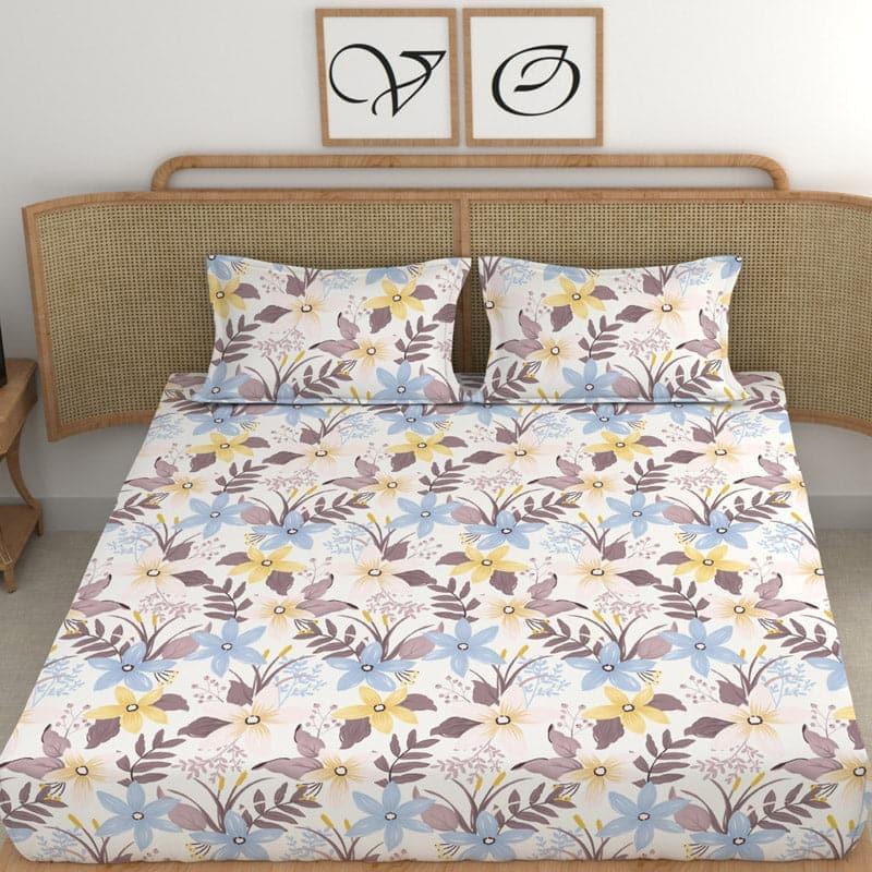 Buy Kay Flowery Bedsheet Bedsheets from Vaaree