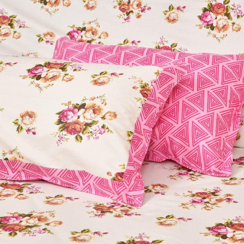 Buy Kesa Floral Bouquet Bedsheet - Pink Bedsheets from Vaaree