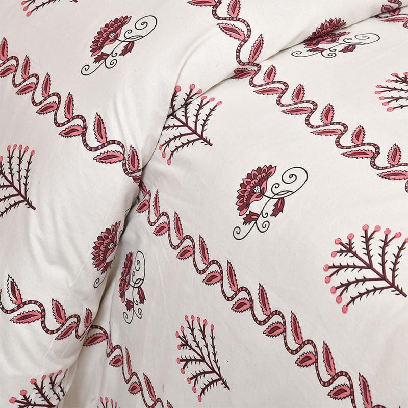 Buy Krittika Ethnic Bedsheet - Red Bedsheets from Vaaree