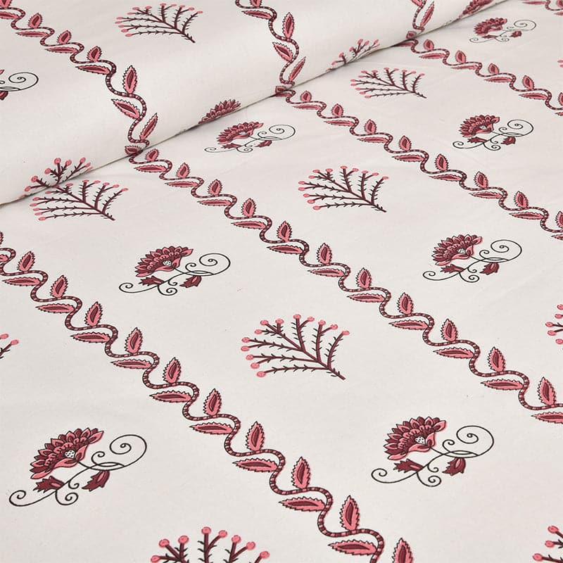 Buy Krittika Ethnic Bedsheet - Red Bedsheets from Vaaree