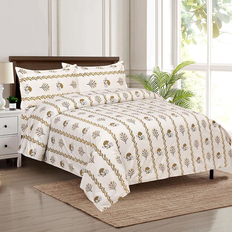 Buy Krittika Ethnic Bedsheet - Yellow Bedsheets from Vaaree