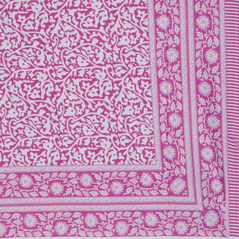 Buy Kunj Printed Bedsheet - Pink Bedsheets from Vaaree