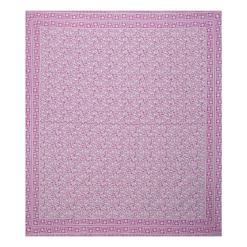 Buy Kunj Printed Bedsheet - Pink Bedsheets from Vaaree