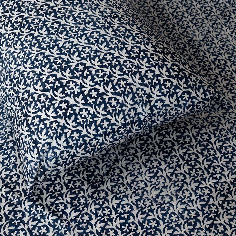 Bedsheets - Laya Loop Bedsheet - Blue