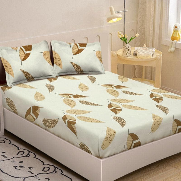 Buy Leafies Printed Bedsheet Bedsheets from Vaaree