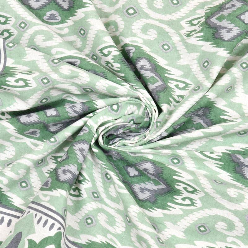 Buy Leilani Printed Bedsheet - Green Bedsheets from Vaaree