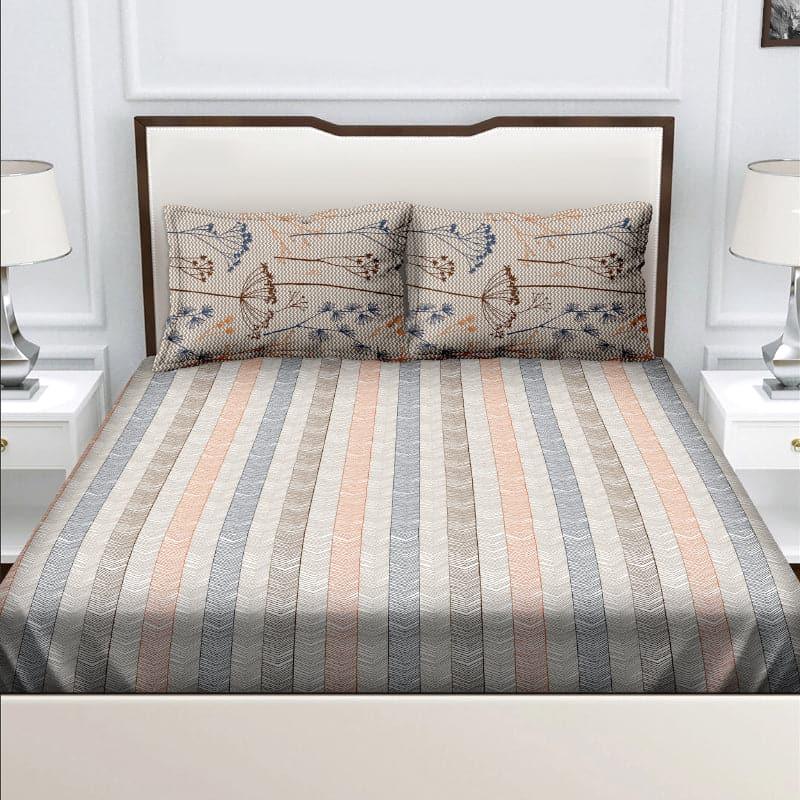 Buy Liddie Avan Striped Bedsheet - Bedsheets from Vaaree