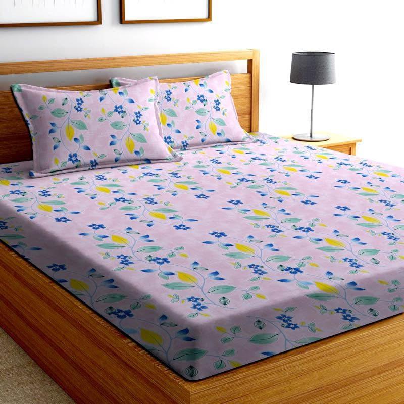 Buy Light Pink June Bedsheet Bedsheets from Vaaree