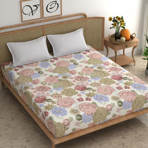 Buy Lupinae Floral Bedsheet Bedsheets from Vaaree