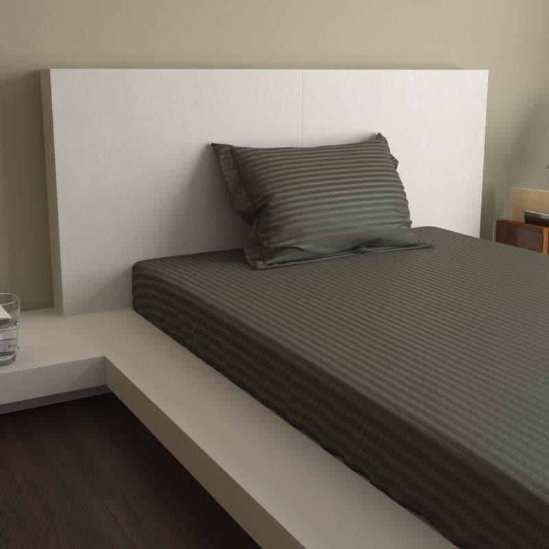 Buy Lush Lavish Solid Bedsheet - Grey Bedsheets from Vaaree