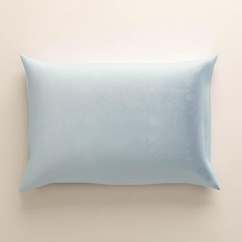 Buy Lush Lavish Solid Bedsheet - Sky Blue Bedsheets from Vaaree