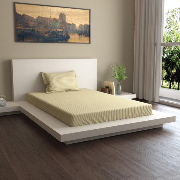 Buy Lush Lavish Solid Bedsheet - Walnut Bedsheets from Vaaree