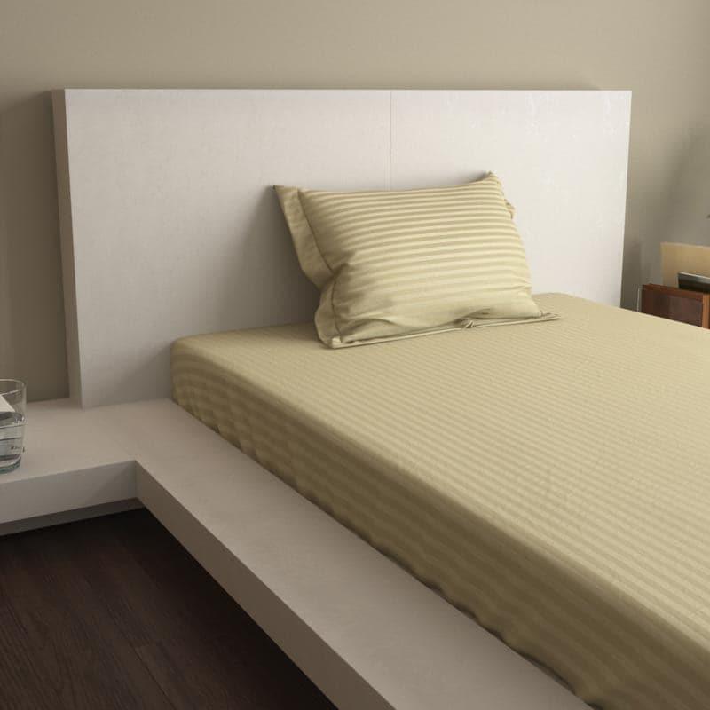 Buy Lush Lavish Solid Bedsheet - Walnut Bedsheets from Vaaree