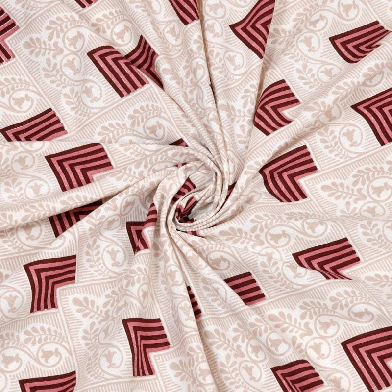 Buy Lux-Raven Bedsheet - Maroon Bedsheets from Vaaree