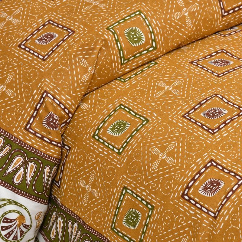 Buy Lyra Printed Bedsheet - Yellow Bedsheets from Vaaree