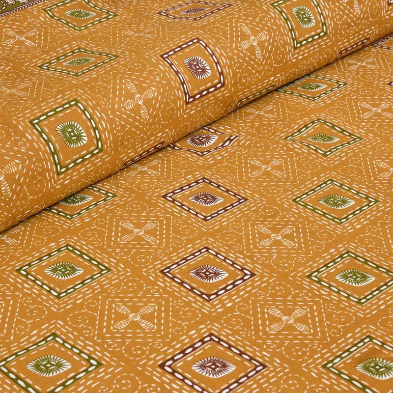 Buy Lyra Printed Bedsheet - Yellow Bedsheets from Vaaree