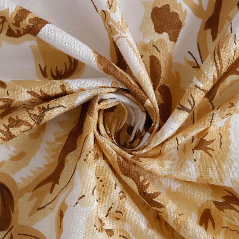 Buy Madhu Floral Bedsheet - Yellow Bedsheets from Vaaree