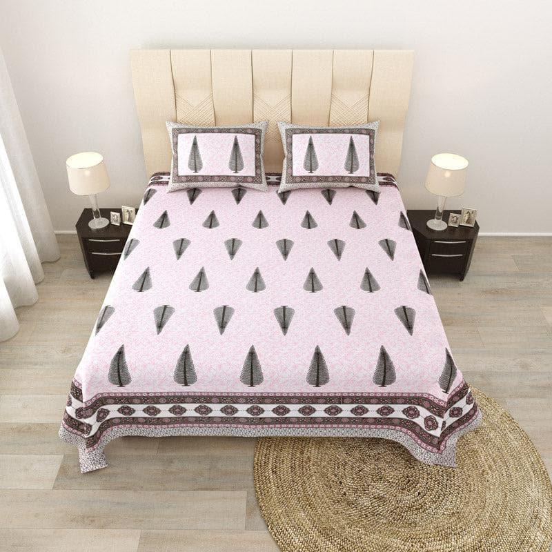 Buy Madhurakshi Printed Bedsheet - Pink Bedsheets from Vaaree