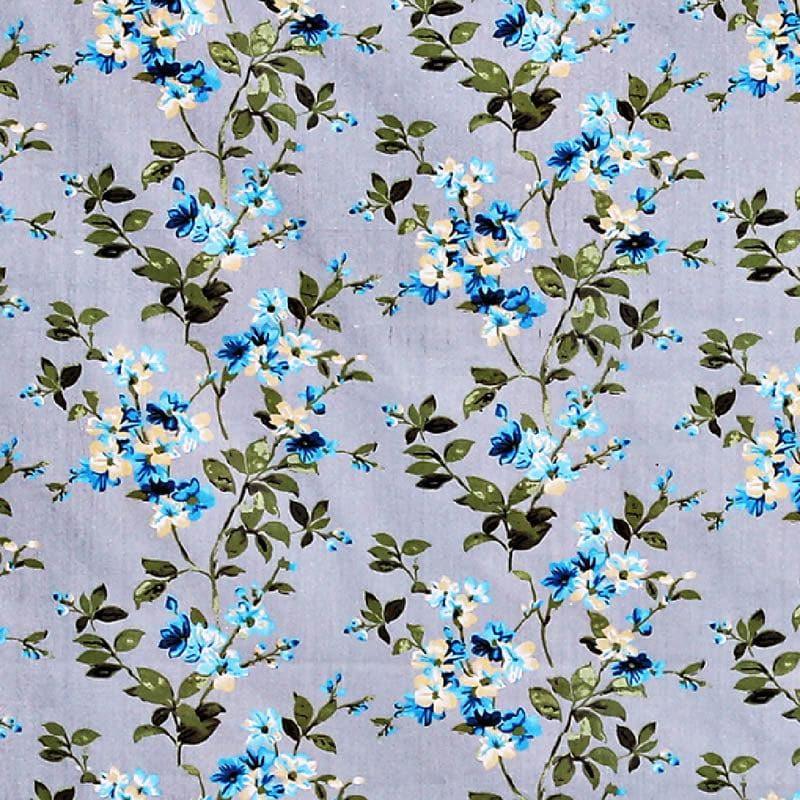 Buy Magna Floral Bedsheet - Blue Bedsheets from Vaaree